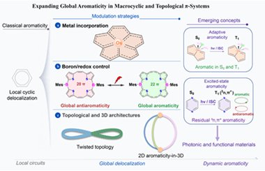 Expanding global aromaticity in macrocyclic and topological π-systems 2026.101056